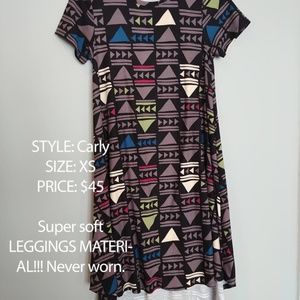 LuLaRoe Leggings Material Carly